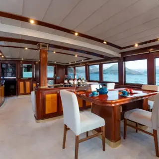 Dining Area and Saloon
