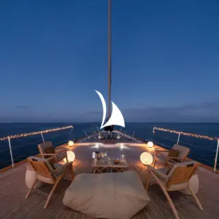 Sunlounging area