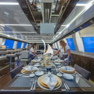 Main deck dining area