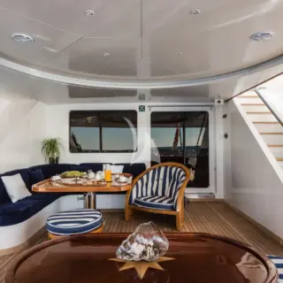 Main deck outside tables