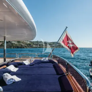 Main deck sunbathing area