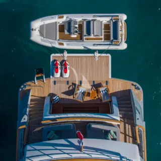 Aerial bathing platform 