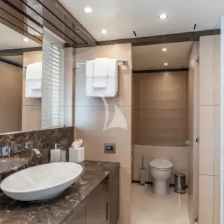 Identical His and Hers Bath