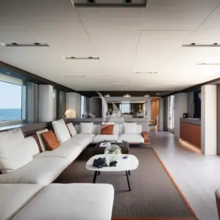 Main saloon with balcony