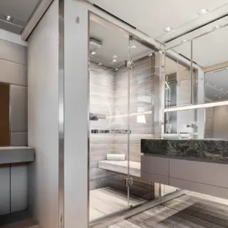 Guest cabin ensuite facilities