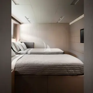 Convertible cabin set as twin