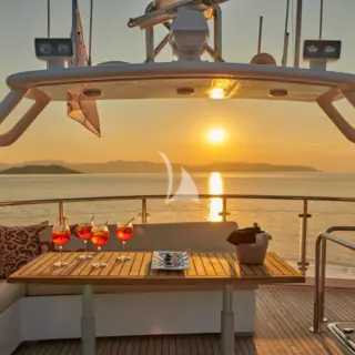 Sundeck sunset view