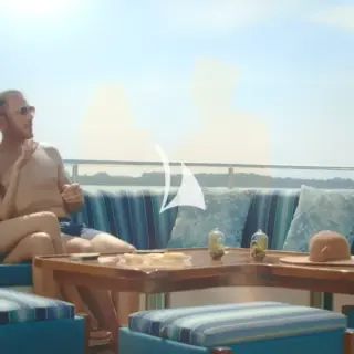 Sun deck sightseeing!