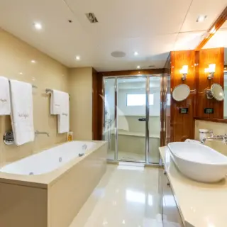 Master Stateroom ensuite bathroom