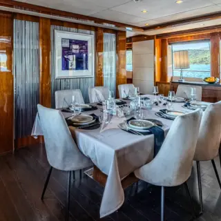 Arago Interior Dining Aft View