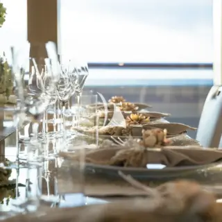 Interior dining detail