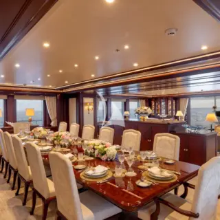 Main deck dining area