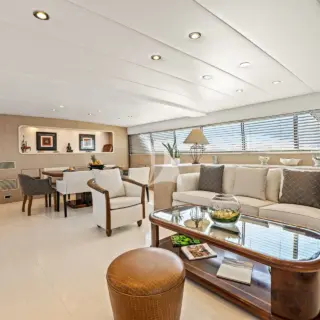 Interior Saloon & Dining Area