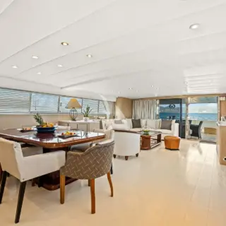 Interior Saloon & Dining Area
