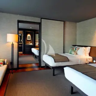 Oversized twin bed setup