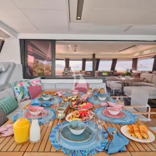 Breakfast table