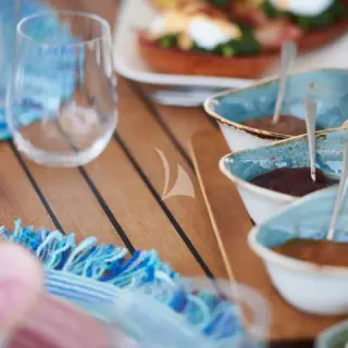 Breakfast table