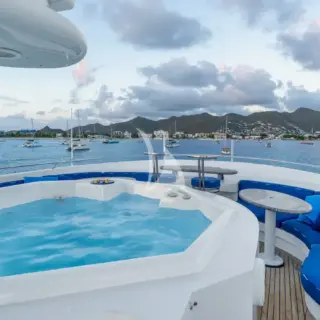 Jacuzzi on sundeck