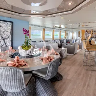 Main salon view forward
