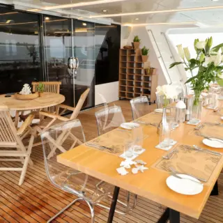 Outside Dining Main Deck Aft