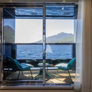 Master stateroom private balcony