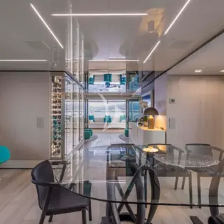 Formal dining in main salon