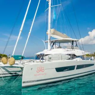 S/Y NAMASTE AT ANCHOR