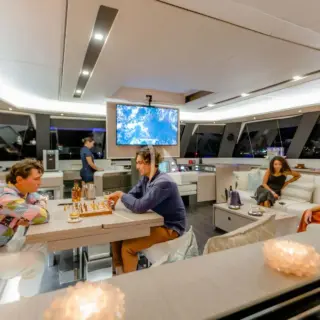 Main saloon area