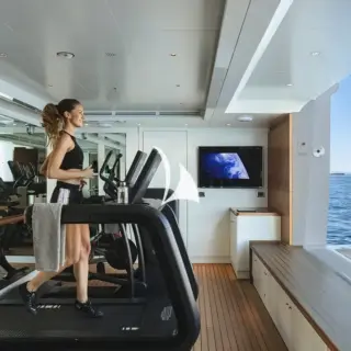 Fully equipped gym at sea level with personal trainer