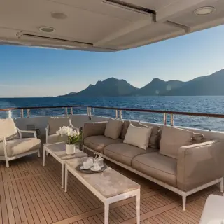 Main deck seating area