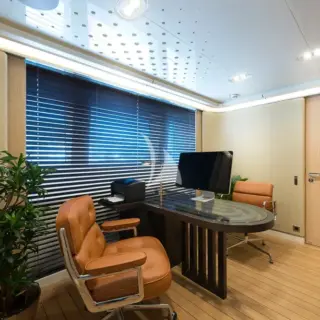 Master stateroom private office