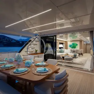 ALEGRIA II Exterior Dining night