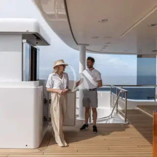 Lift on the sun deck